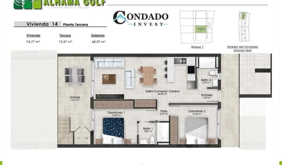 Condado De Alhama Resort , Mirador Apartment Murcia Dış mekan fotoğraf